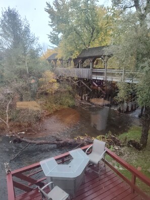 Property grounds - COUPLE - on Hersey River, trails, close to golfing, parks and horseback riding  (Reed City)