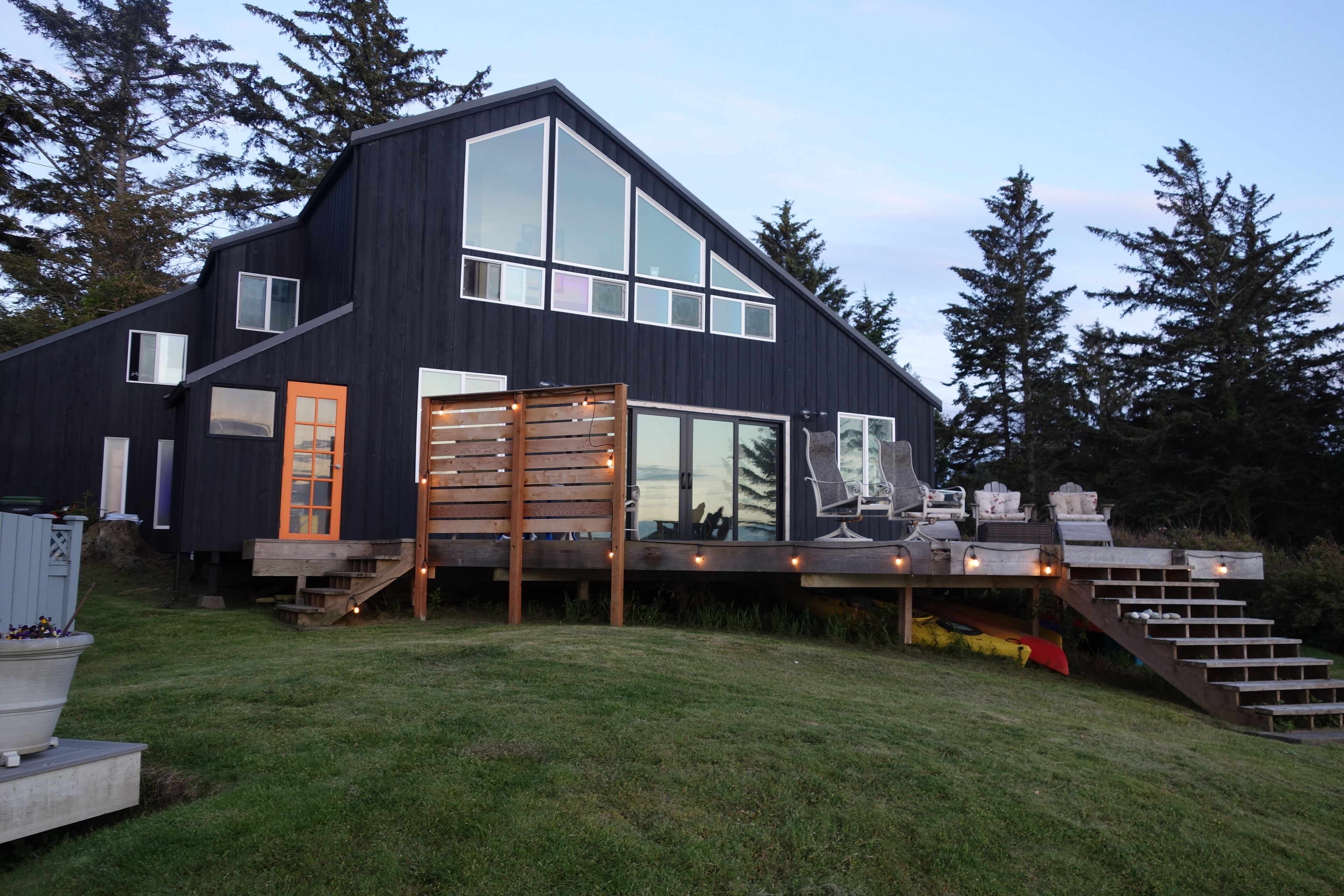 Panoramic waterview home with sauna, high end furnishings and fireplace