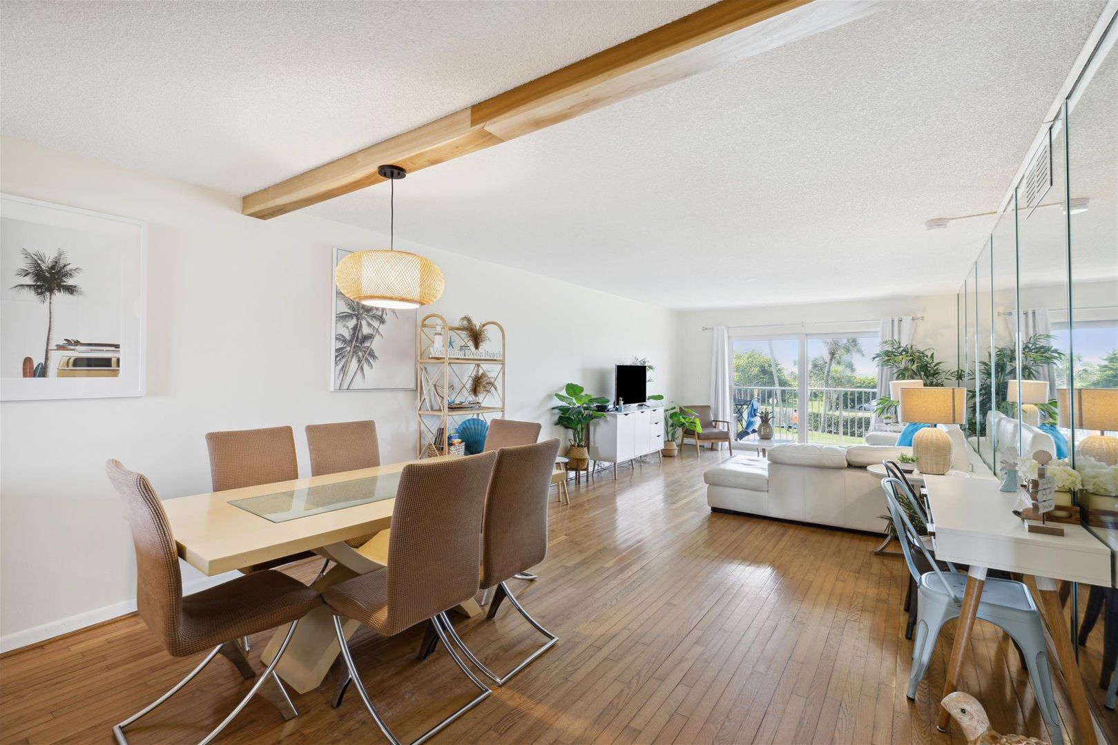 Spacious open layout