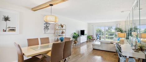 Spacious open layout