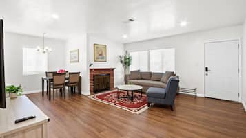 TV connectée, cheminée