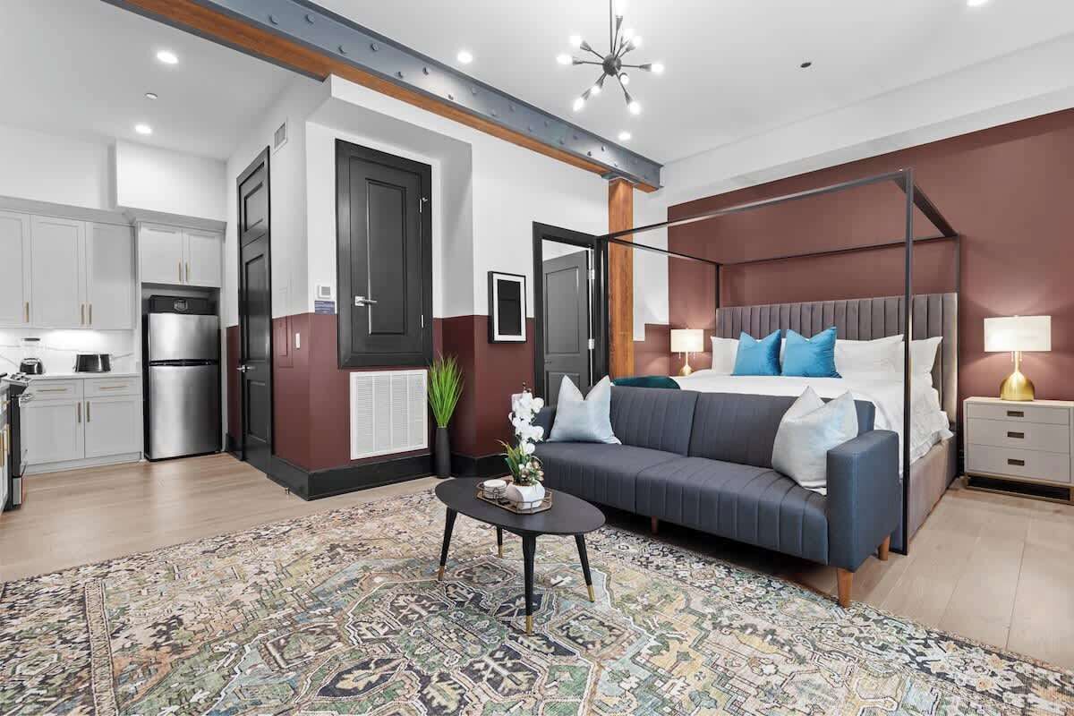 1 soveværelse, strygejern/strygebræt, weekendseng, gratis Wi-Fi