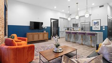 Smart TV, foosball, table tennis