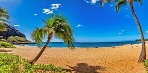 On the beach