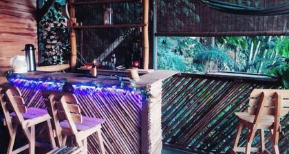 Lost Jungle Lodge Rooftop view room+bathroom