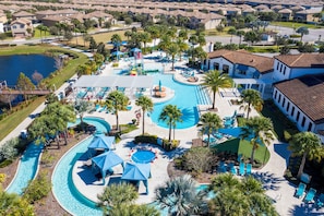 Una piscina riscaldata