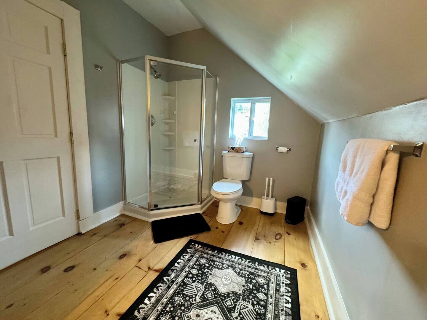 Dutxa, assecador de cabells, tovalloles i sabó 