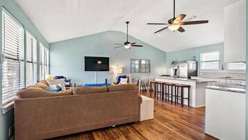 Smart TV, video games, foosball