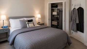 Individually furnished, blackout drapes, free WiFi, bed sheets