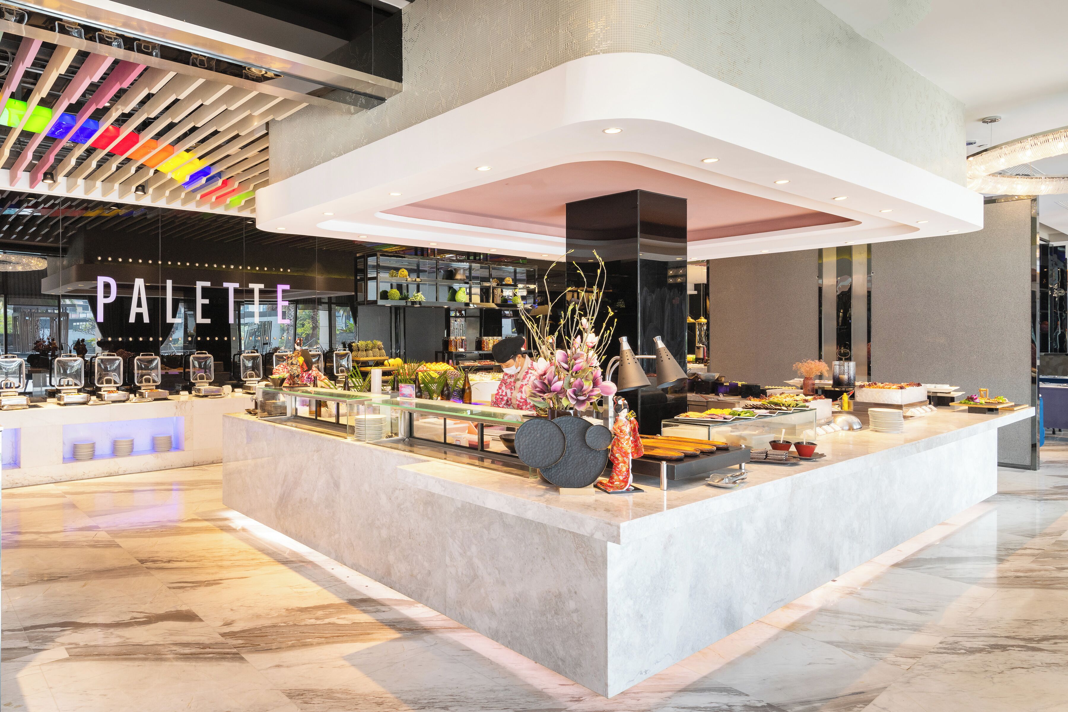 供應早餐、晚餐；中國菜；池景