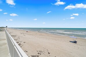 On the beach, sun-loungers, beach towels - 2 BR Beach Condo, Boutique Resort, 1st Fl Walkout, Steps to Pool & Beach Sleep 6 (Satellite Beach)