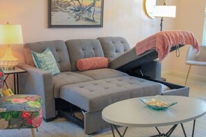 Smart TV, DVD player, books