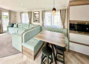 Living area - Elite 3 Bed with Decking (Nr New Quay, Cardiganshire)