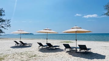 On the beach, beach bar