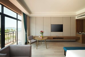 Exclusive-værelse - 1 kingsize-seng - havudsigt | Udsigt fra balkon