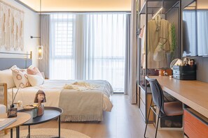 Comfort Double Room | Down comforters, memory foam beds, in-room safe, desk - Shanghai T Plus Hotel Residence (Shanghai)