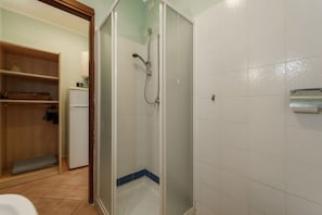 Shower, hair dryer