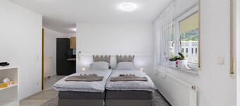 Holiday Apartment 'Albgängerle' with Mountain View, Private Terrace and Wi-Fi
