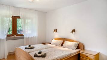 2 makuuhuonetta, ilmainen Wi-Fi, vuodevaatteet