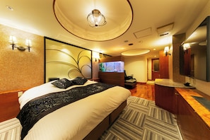 Quarto luxo | 1 quarto, Wi-Fi de cortesia