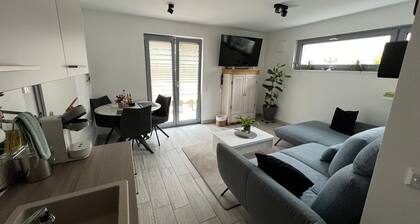 Ferienwohnung "P Und P Deluxe" mit privater Terrasse und WLAN
