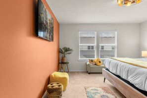 5 bedrooms, iron/ironing board, travel cot, WiFi