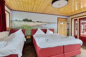 2 Schlafzimmer, Reisekinderbett, kostenloses WLAN, Bettwäsche