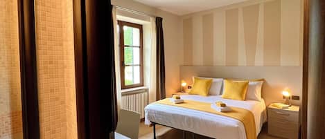 Chambre Double ou avec lits jumeaux, vue jardin