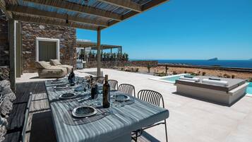 Villa, Bay View | Terrace/patio