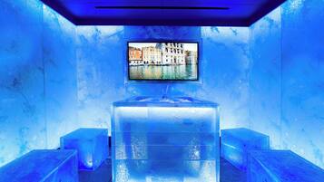 Sauna, steam room, body treatments, sports massages, body wraps