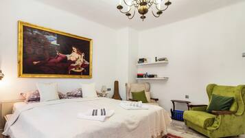 1 chambre, lit parapluie, Wi-Fi, draps fournis