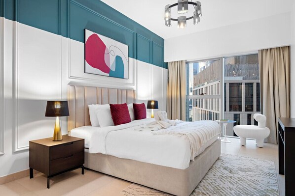 1 bedroom, desk, iron/ironing board, WiFi