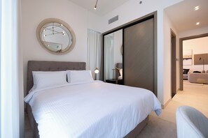 Appartement Deluxe, 2 chambres, balcon, vue ville