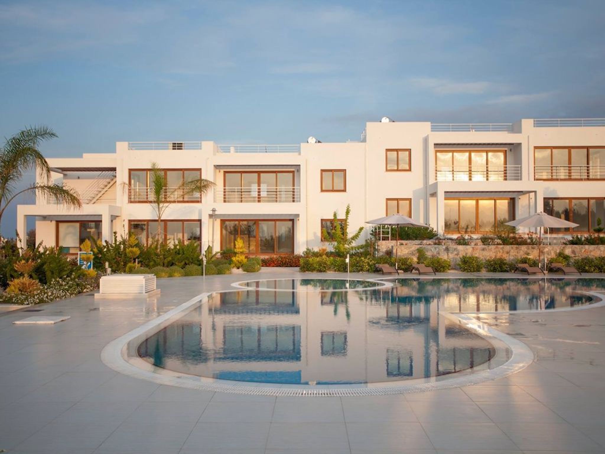 Konaklama yerinin ön cephesi