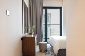 Deluxe Apartment, 2 Bedrooms, Non Smoking, City View | View from room - Spacious 2BR Canal View - Heart of B Bay (Dubai)