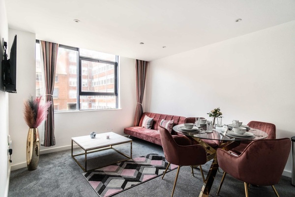 Living Space and Dining Area