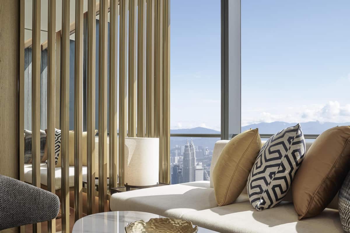 1 bedroom, premium bedding, free minibar items, in-room safe