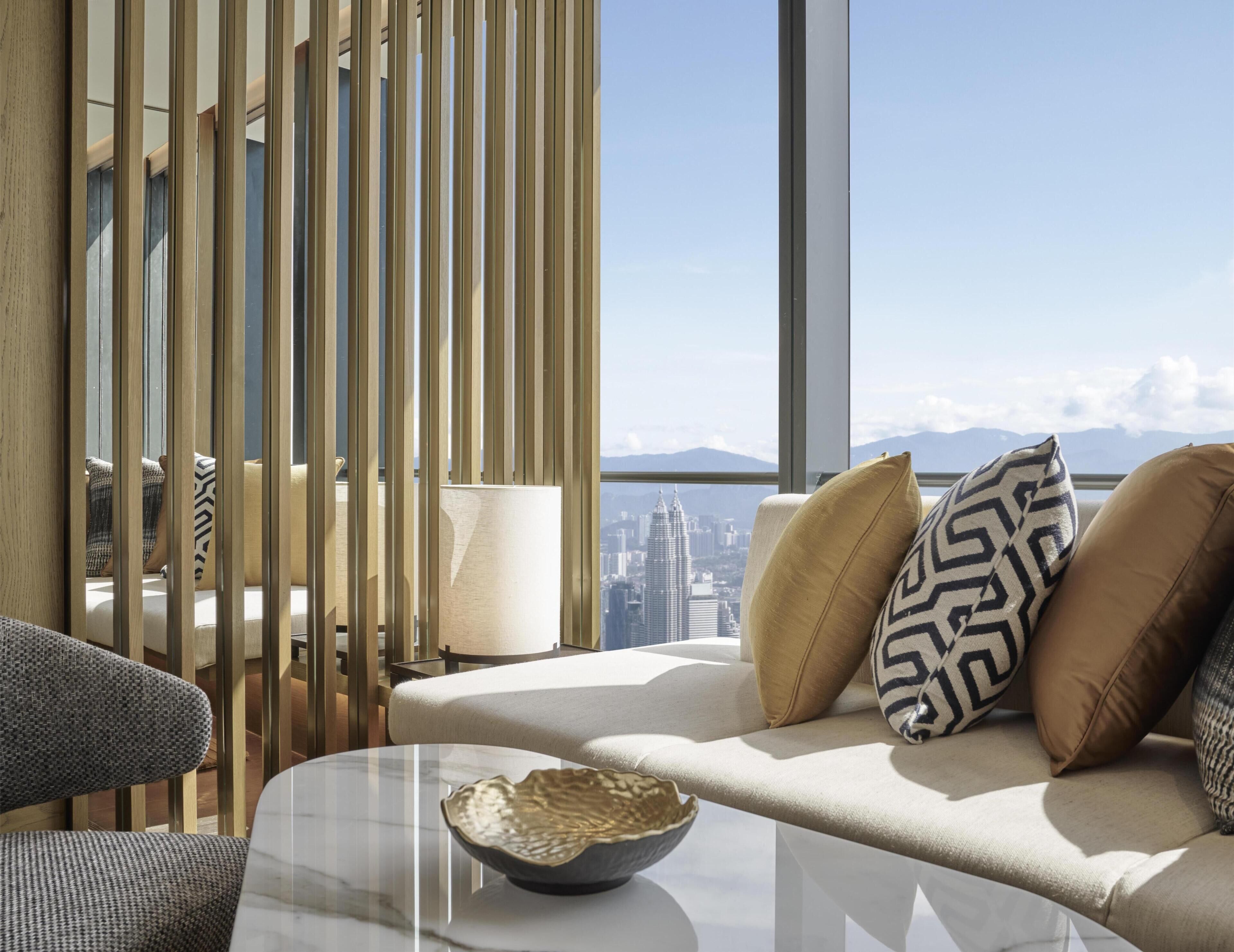 Premium bedding, free minibar items, in-room safe, desk