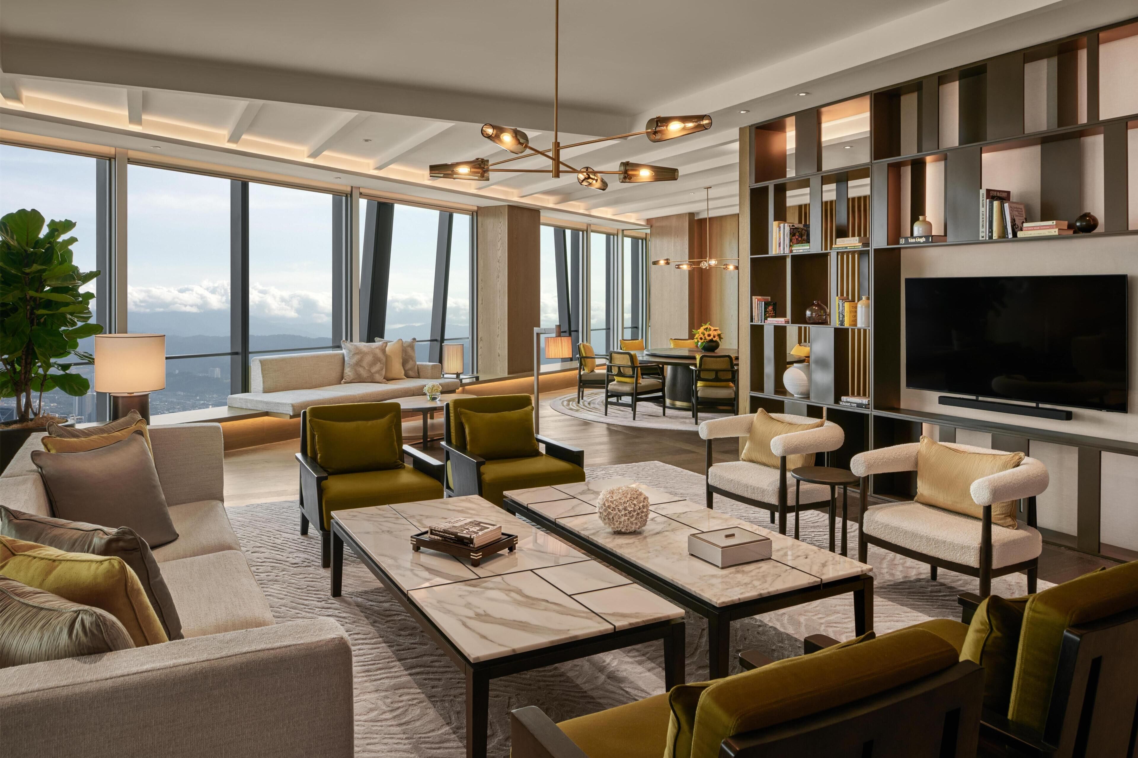 Premium bedding, free minibar items, in-room safe, desk