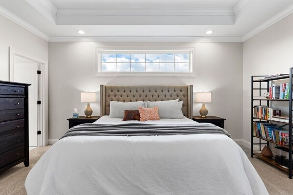 4 bedrooms, iron/ironing board, travel cot, free WiFi