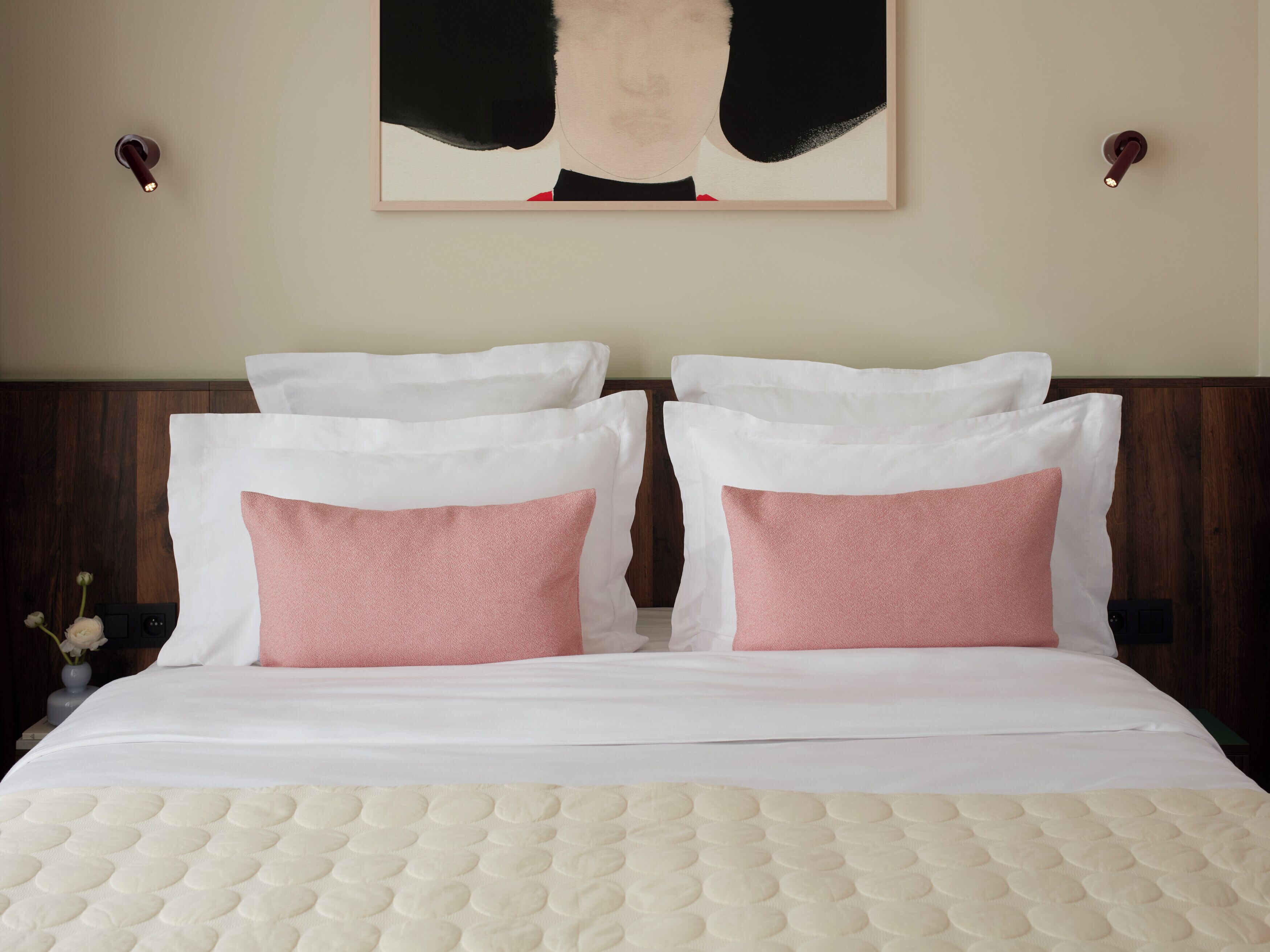 Biancheria da letto di alta qualità, una cassaforte in camera