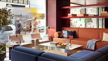 Sitteområde i lobbyen