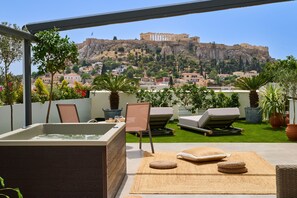 Terrace/patio - Acropolis Muses - Downtown Luxury Apartments (Athens)