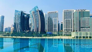 View from property - Trendy 2 Bed in Binghatti Canal (Dubai)