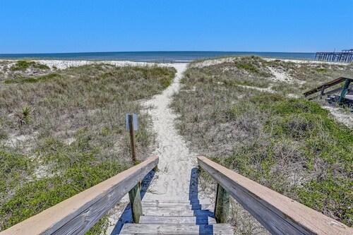 Easy Beach Access: First Floor Convenience