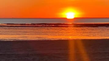 Vlak bij het strand