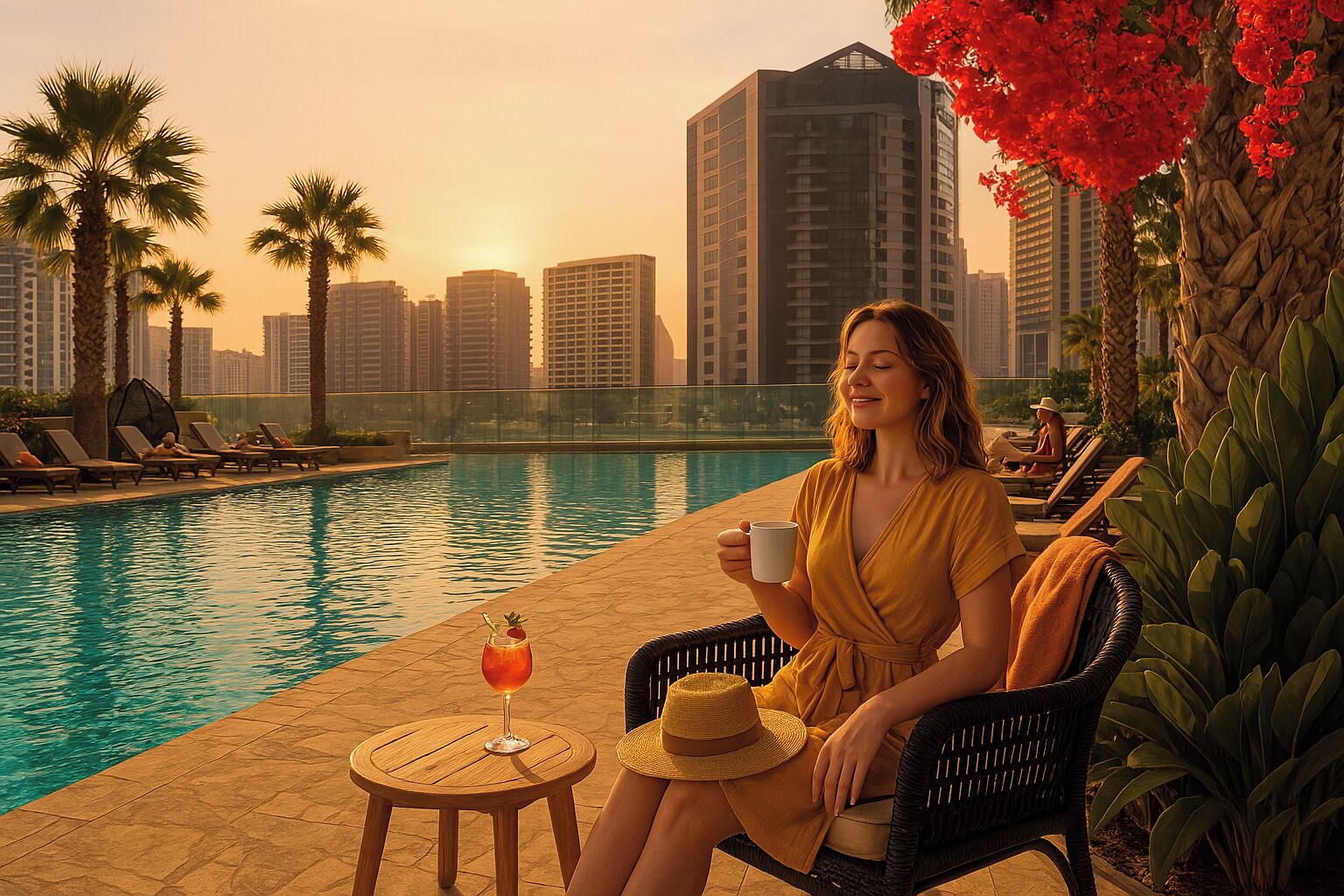 Deluxe Studio, 1 Double Bed, City View | Premium bedding, down duvets, memory-foam beds, in-room safe