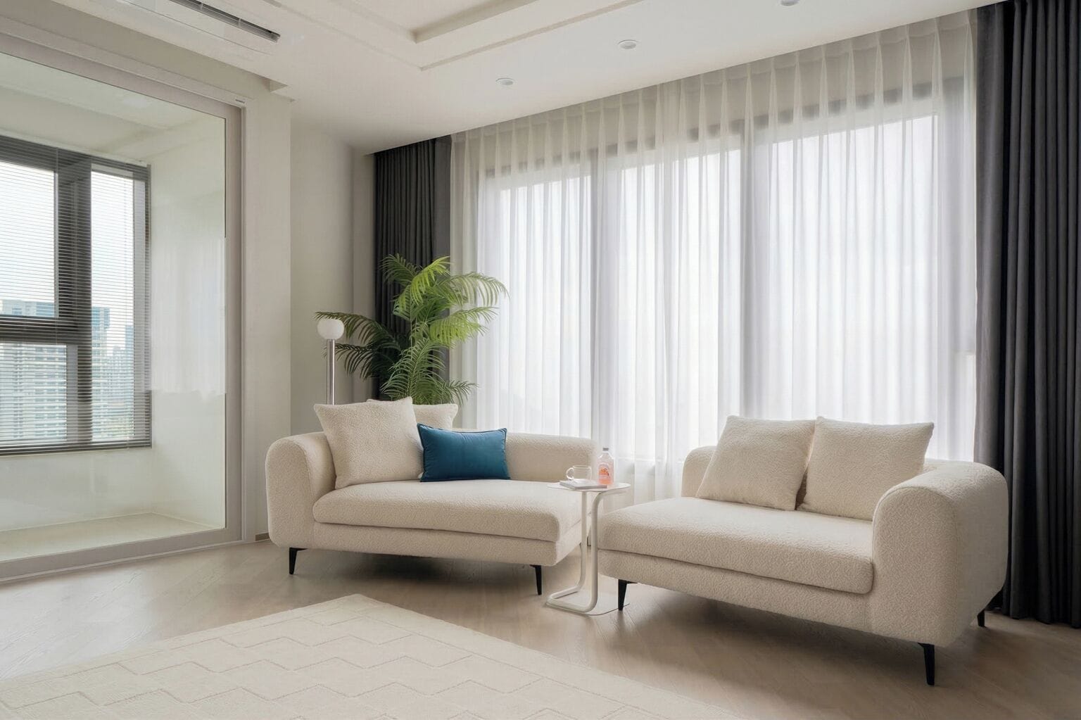 Family Two Room | Coin séjour | Télévision de 55 pouces avec chaînes par câble, chauffage par le sol