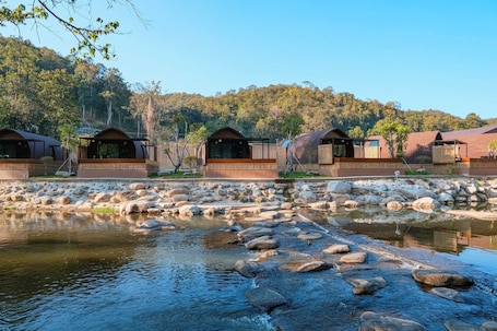 View from property. Pang fan Rock & River Resort