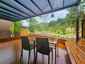 Terrace/patio - Pang fan Rock & River Resort (Doi Saket)